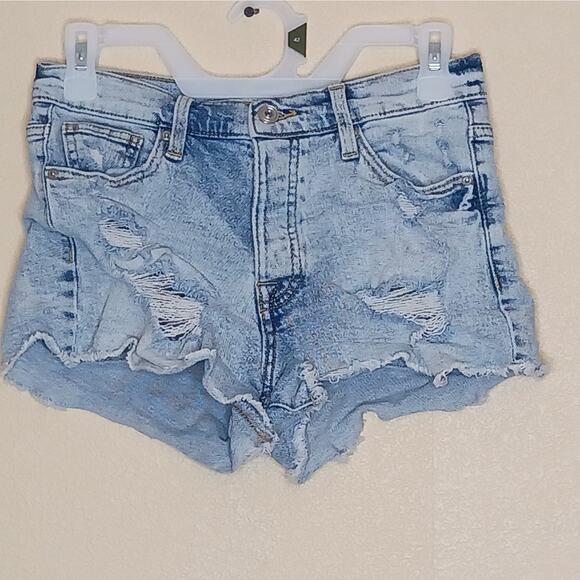 Re Generation Pants - Re-generation Celebrity Pink Womens Beach Babe Shorts Junior Size 5/27 Blue